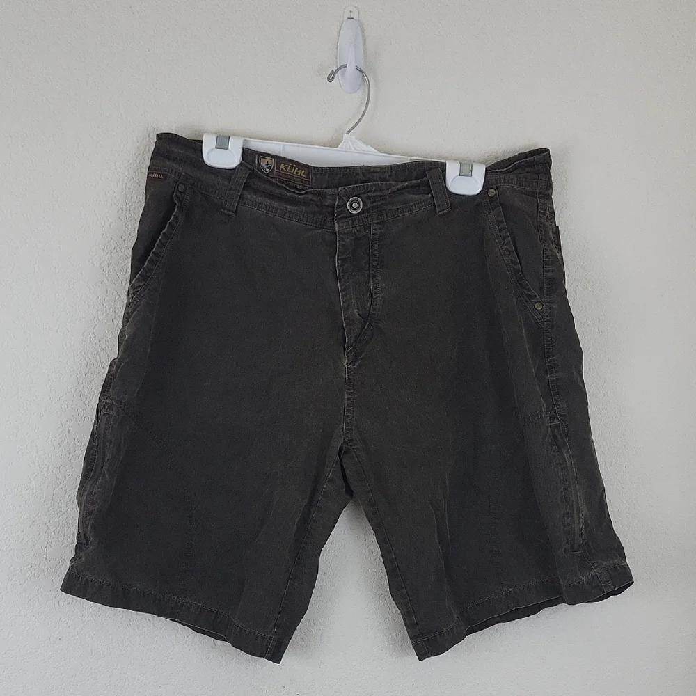 Kuhl Crag Series Men's 36 Hiking Cargo Camping Outdoor Shorts Brown